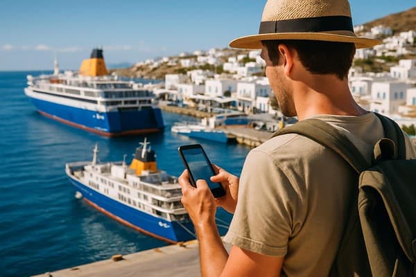 תמונת שער: Ferryhopper — מדריך הזמנת מעבורות ביוון.